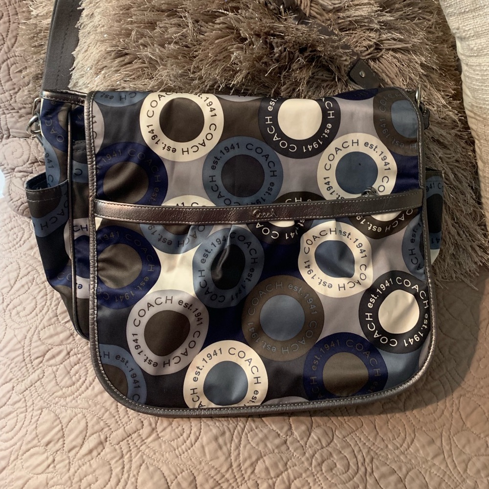 Coach baby bag